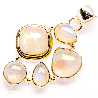 Rainbow Moonstone Pendants handcrafted by Ana Silver Co - PD32166 - Photo 2