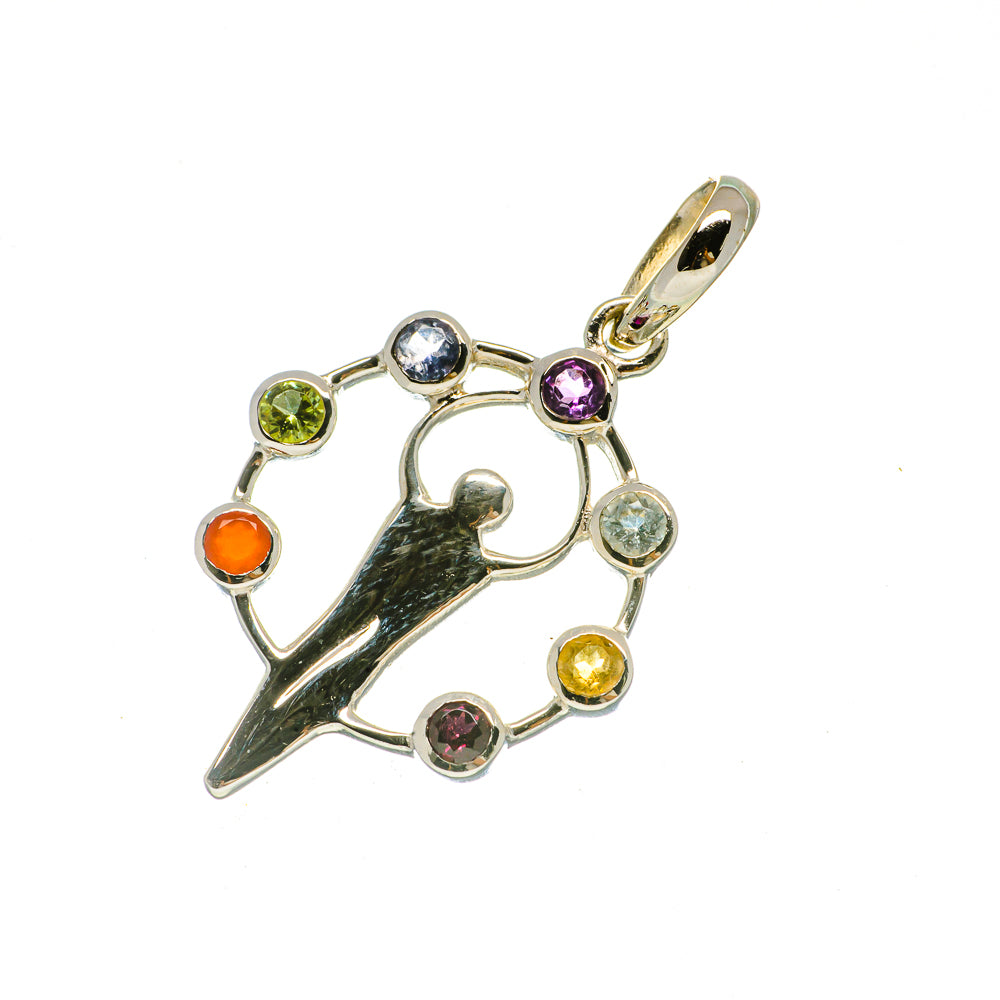 Multi-Stone Chakra Pendants handcrafted by Ana Silver Co - PD731679
