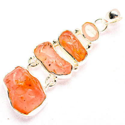 Rose Quartz Pendants handcrafted by Ana Silver Co - PD32169 - Photo 2