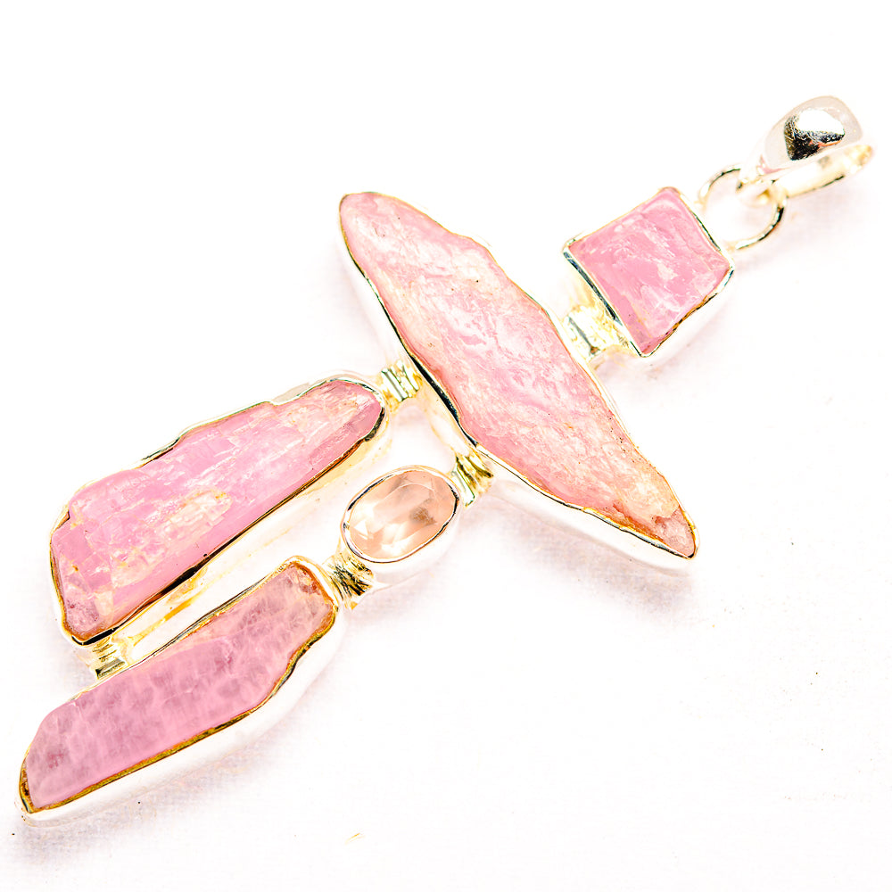 Kunzite Pendants handcrafted by Ana Silver Co - PD32175 - Photo 2
