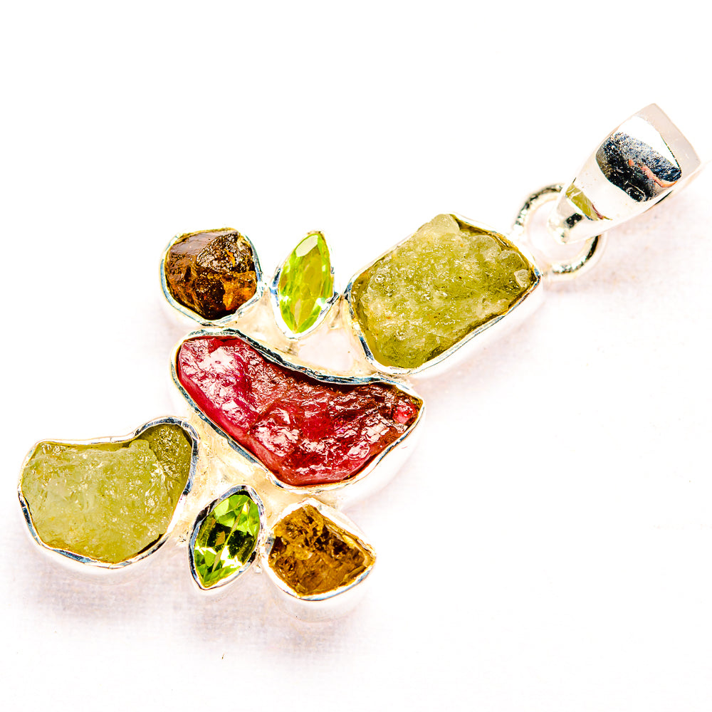 Tourmaline Pendants handcrafted by Ana Silver Co - PD32182 - Photo 2