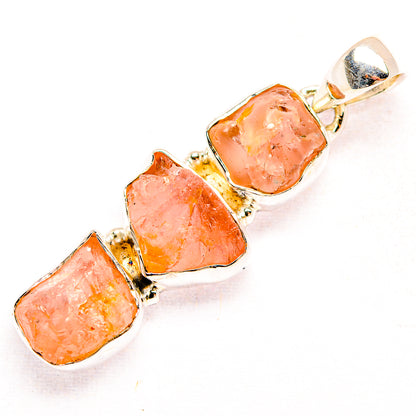 Rose Quartz Pendants handcrafted by Ana Silver Co - PD32192 - Photo 2