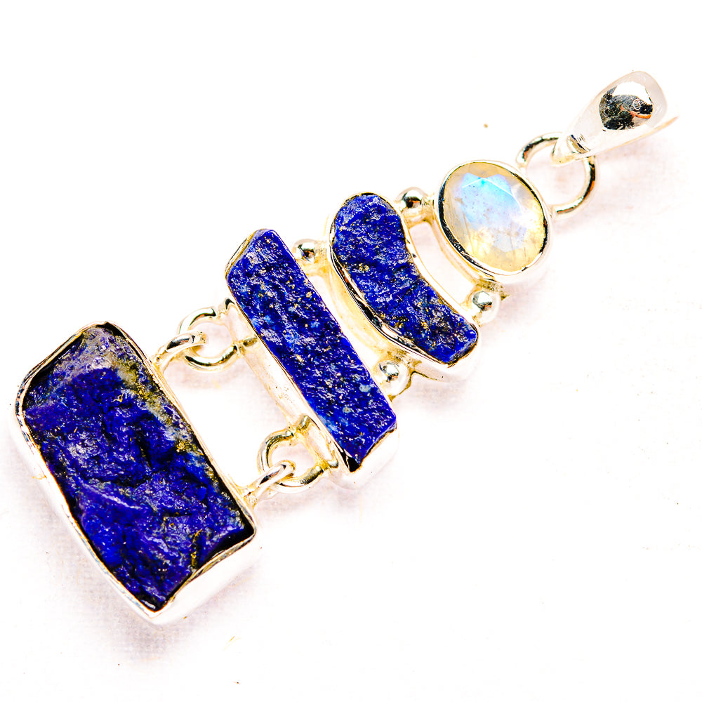 Lapis Lazuli Pendants handcrafted by Ana Silver Co - PD32199 - Photo 2