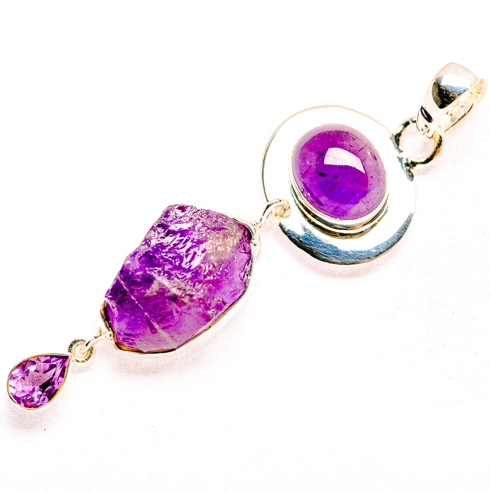 Amethyst Pendants handcrafted by Ana Silver Co - PD32224 - Photo 2