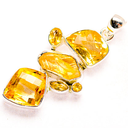 Citrine Pendants handcrafted by Ana Silver Co - PD32226 - Photo 2
