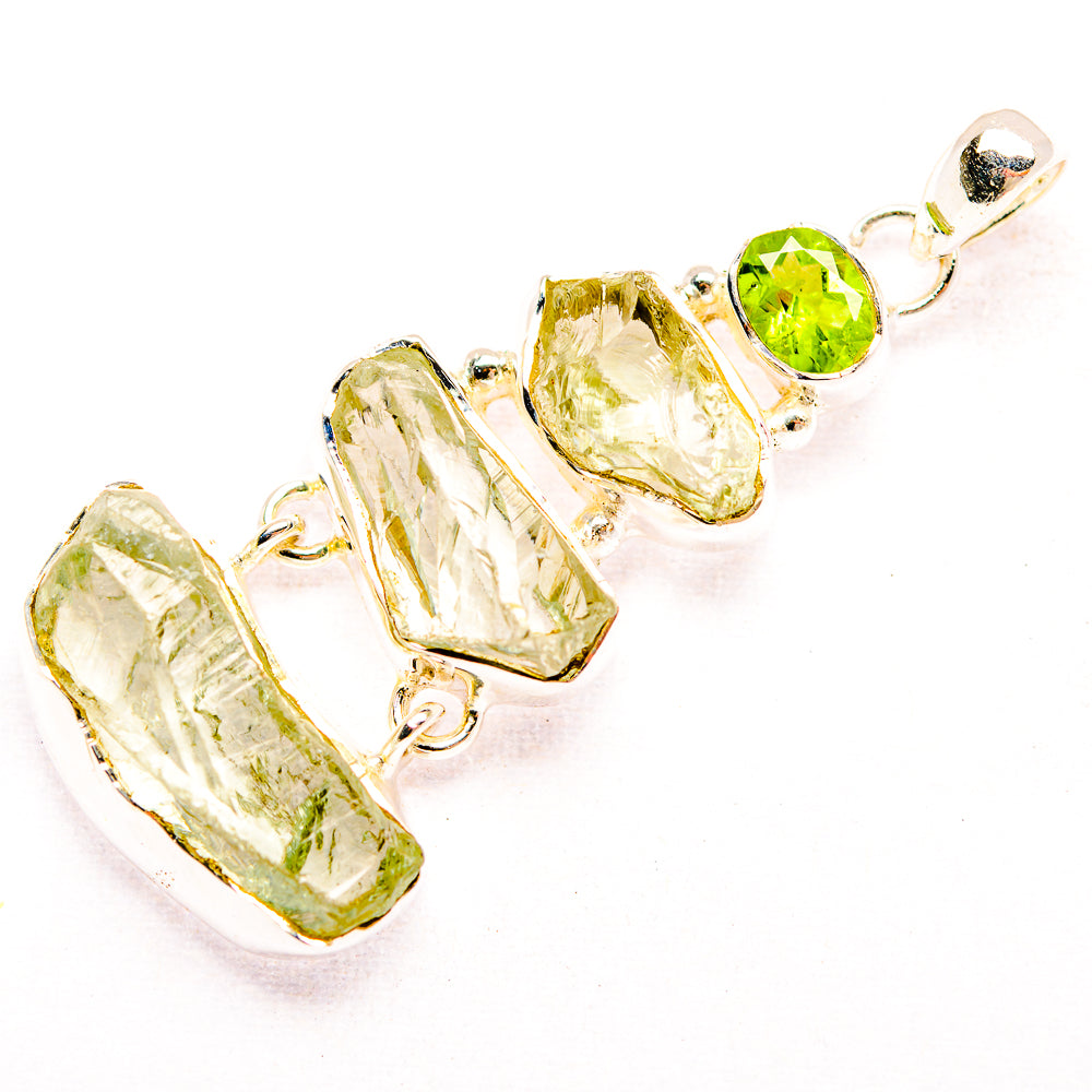 Green Amethyst Pendants handcrafted by Ana Silver Co - PD32232 - Photo 2