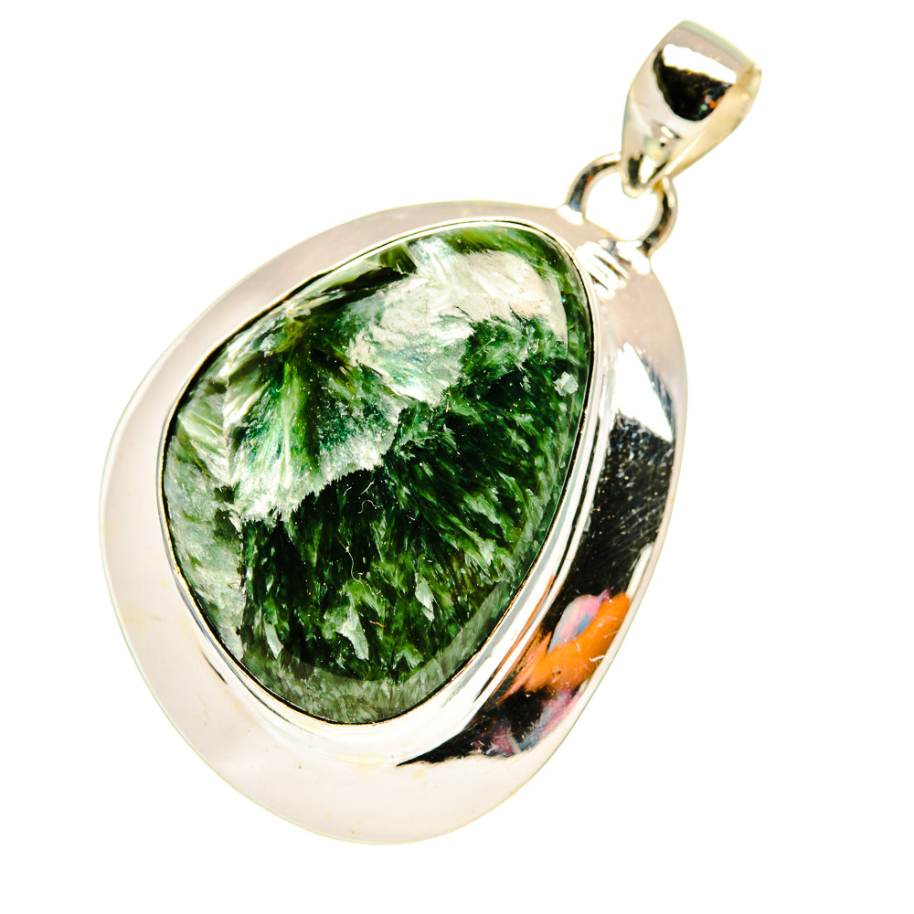 Seraphinite Pendants handcrafted by Ana Silver Co - PD3224