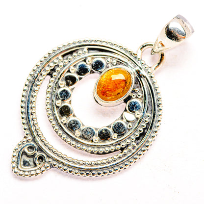 Sunstone Pendants handcrafted by Ana Silver Co - PD32255 - Photo 2