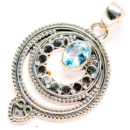 Blue Topaz Pendants handcrafted by Ana Silver Co - PD32266 - Photo 2