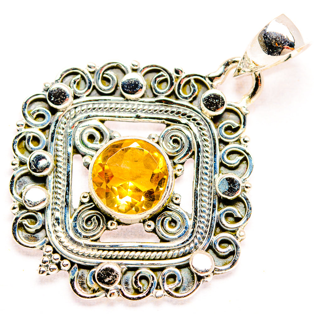 Citrine Pendants handcrafted by Ana Silver Co - PD32268 - Photo 2
