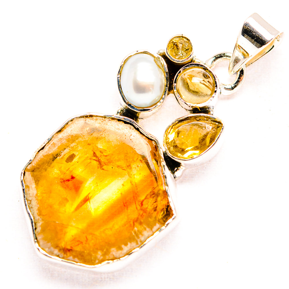 Citrine Pendants handcrafted by Ana Silver Co - PD32280 - Photo 2