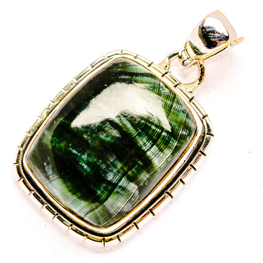 Seraphinite Pendants handcrafted by Ana Silver Co - PD32288 - Photo 2