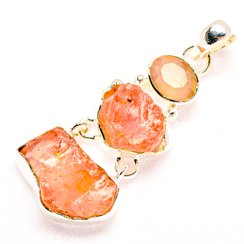 Rose Quartz Pendants handcrafted by Ana Silver Co - PD32289 - Photo 2
