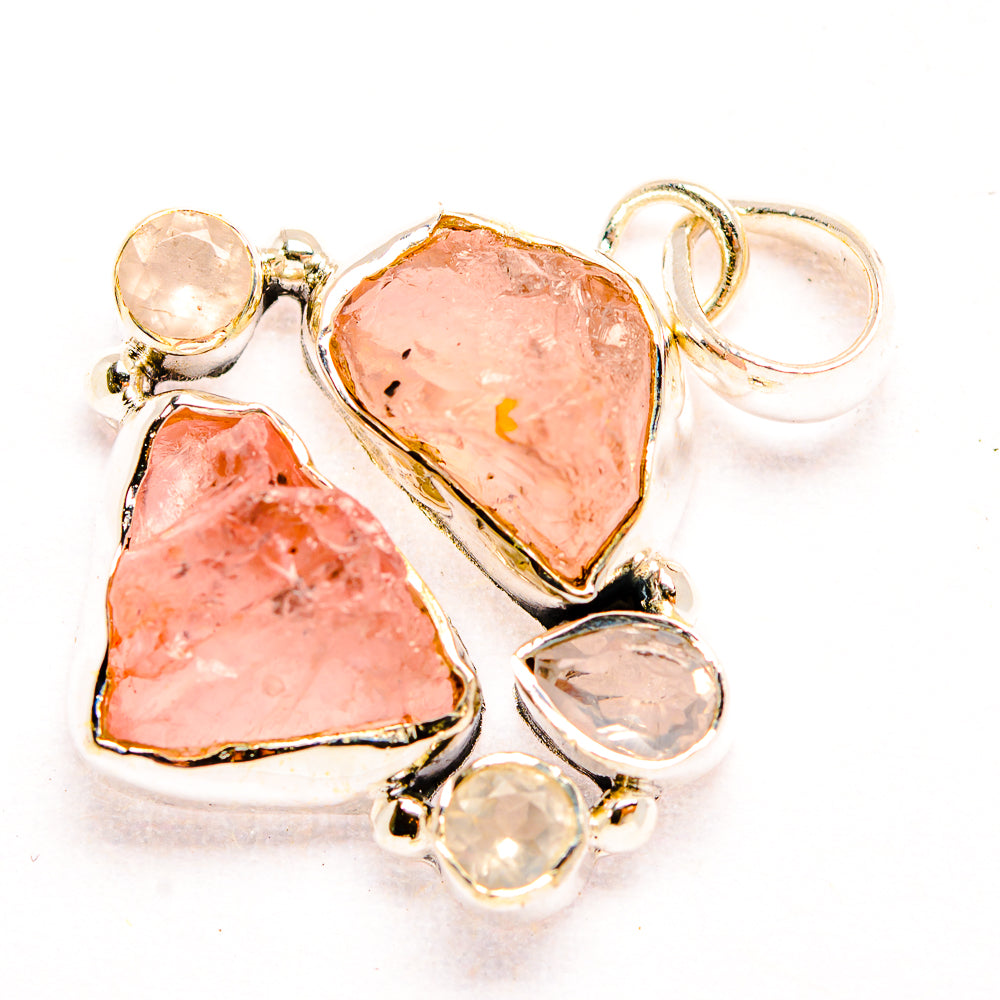 Rose Quartz Pendants handcrafted by Ana Silver Co - PD32292 - Photo 2