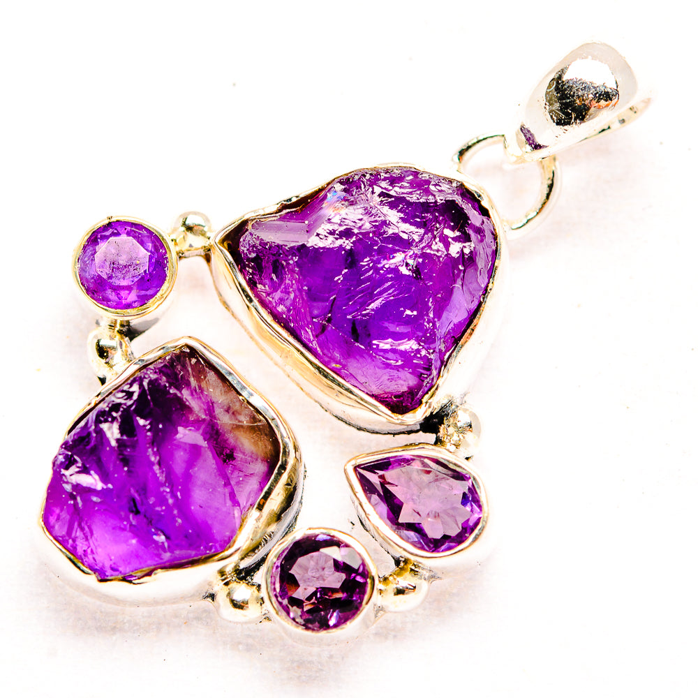 Amethyst Pendants handcrafted by Ana Silver Co - PD32296 - Photo 2