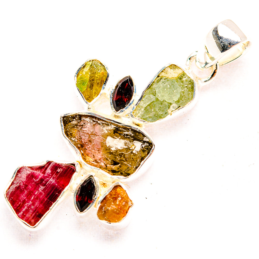 Tourmaline Pendants handcrafted by Ana Silver Co - PD32299 - Photo 2