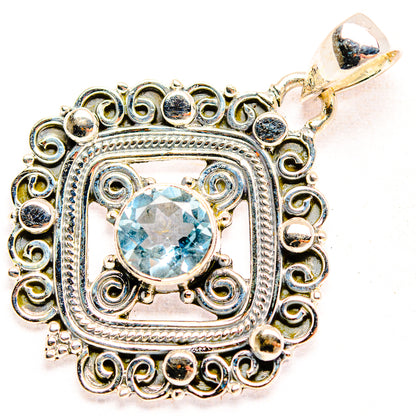Blue Topaz Pendants handcrafted by Ana Silver Co - PD32301 - Photo 2