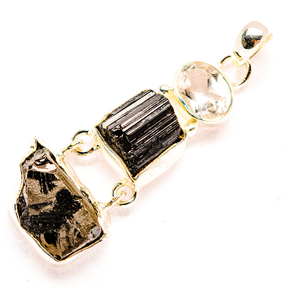 Shungite Pendants handcrafted by Ana Silver Co - PD32307 - Photo 2