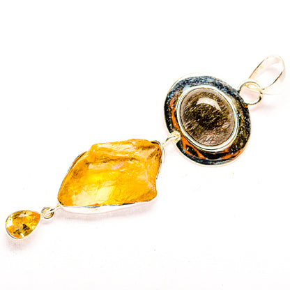 Citrine Pendants handcrafted by Ana Silver Co - PD32319 - Photo 2