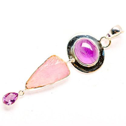 Kunzite Pendants handcrafted by Ana Silver Co - PD32321 - Photo 2