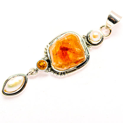 Citrine Pendants handcrafted by Ana Silver Co - PD32323 - Photo 2