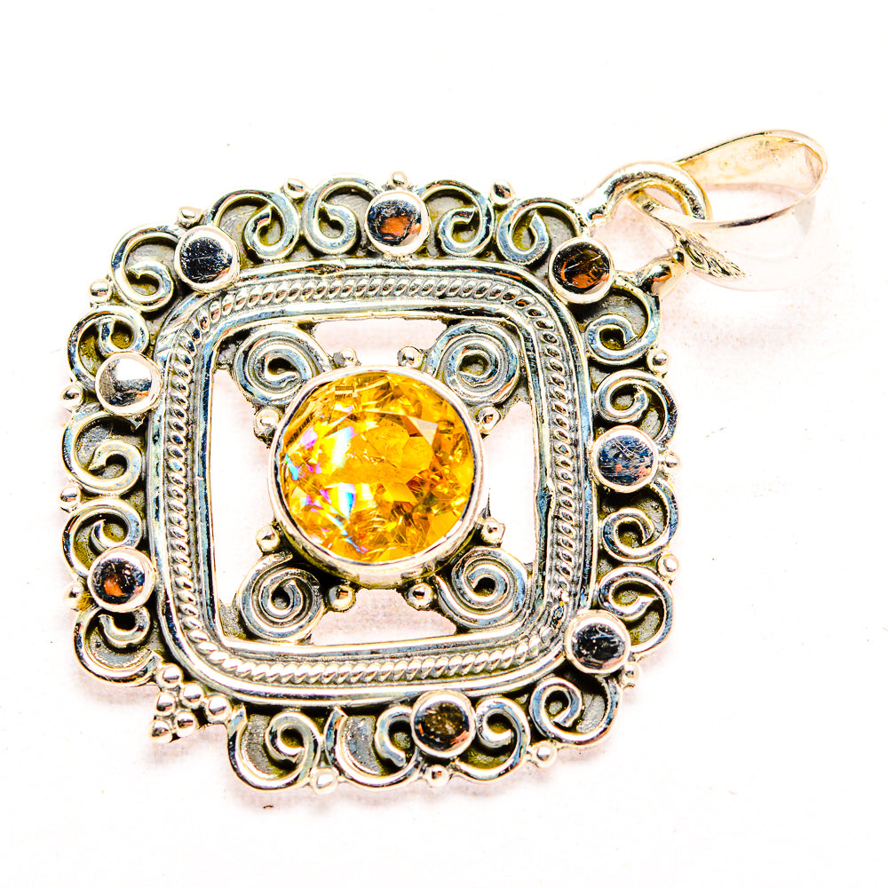 Citrine Pendants handcrafted by Ana Silver Co - PD32336 - Photo 2