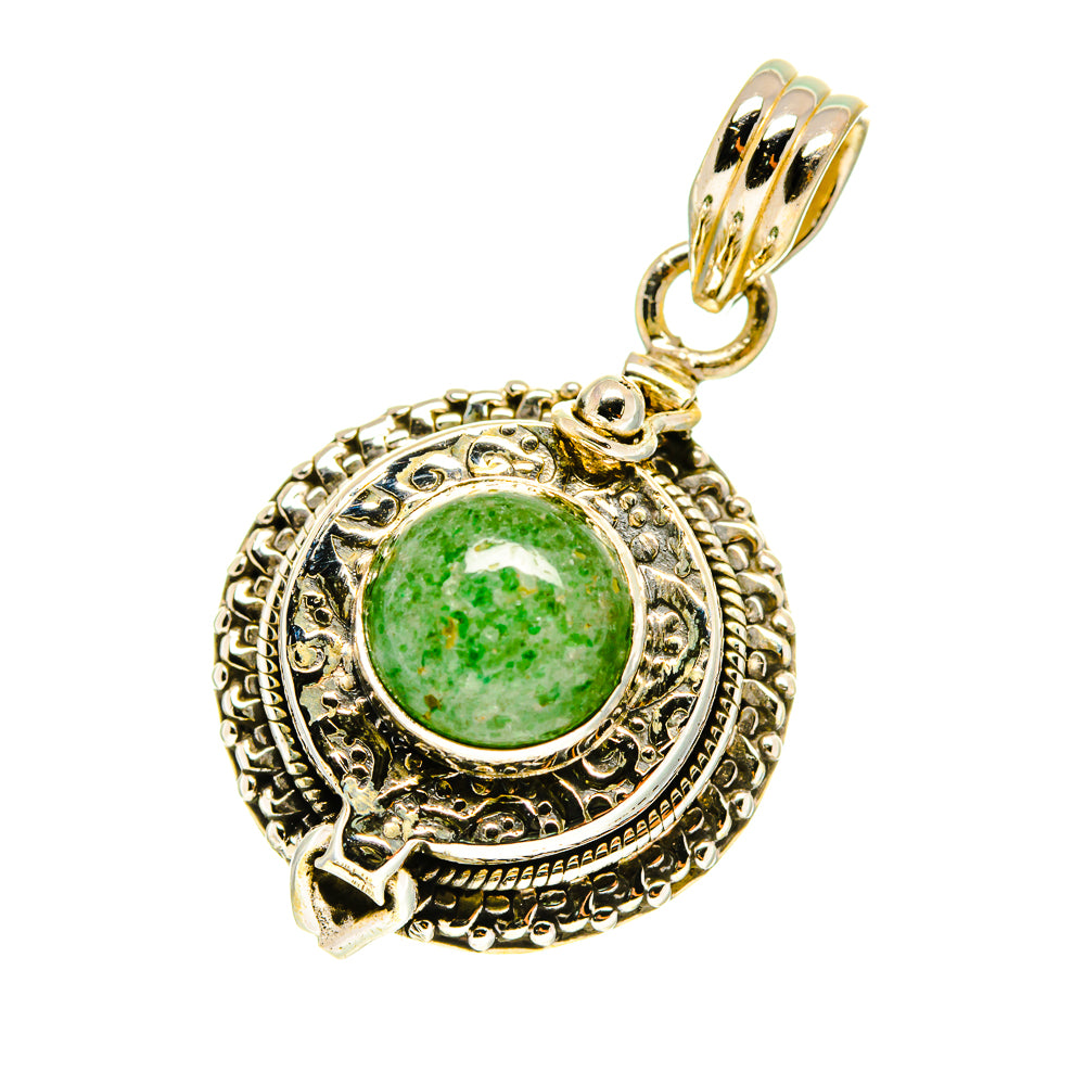 Green Aventurine Pendants handcrafted by Ana Silver Co - PD3234