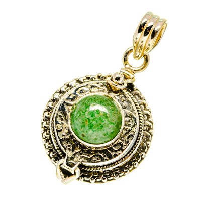 Green Aventurine Pendants handcrafted by Ana Silver Co - PD3234