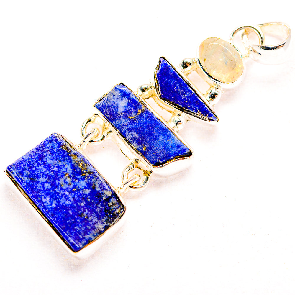 Lapis Lazuli Pendants handcrafted by Ana Silver Co - PD32340 - Photo 2