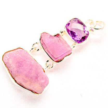 Rose Quartz Pendants handcrafted by Ana Silver Co - PD32360 - Photo 2