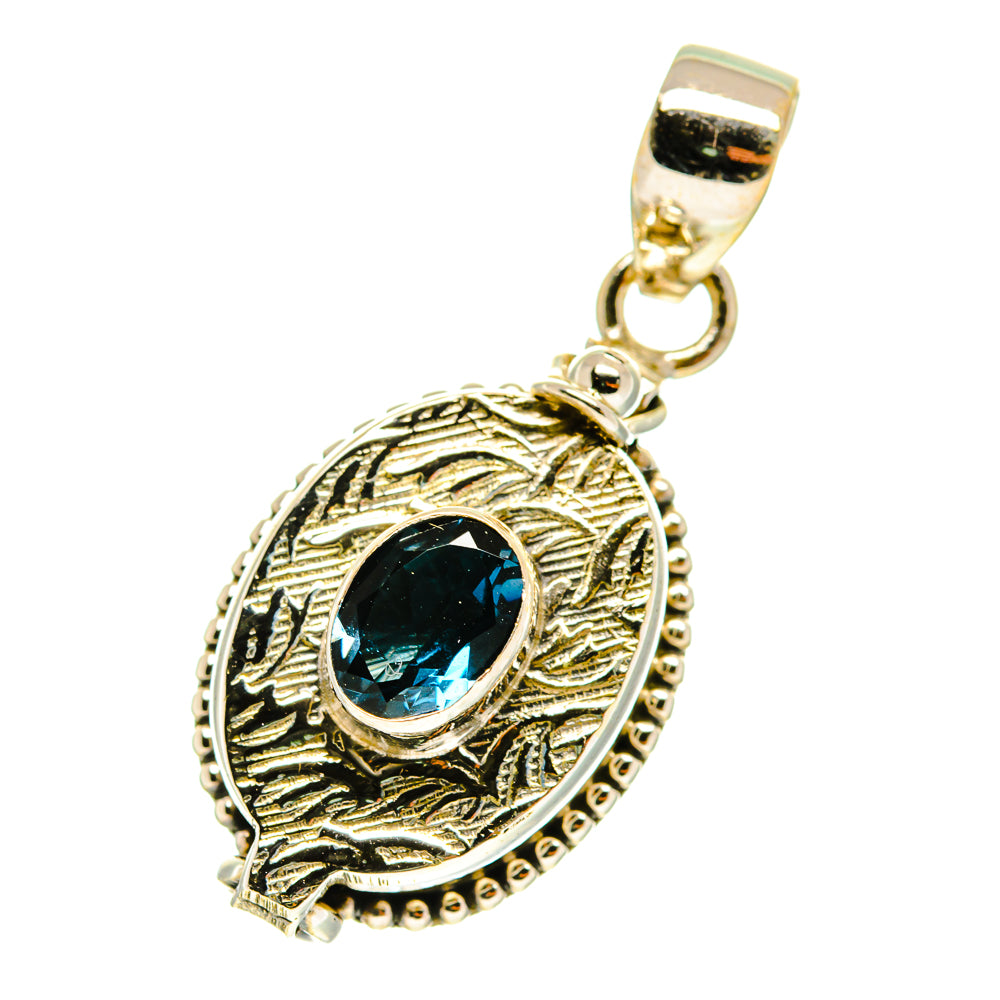 Blue Topaz Pendants handcrafted by Ana Silver Co - PD3237
