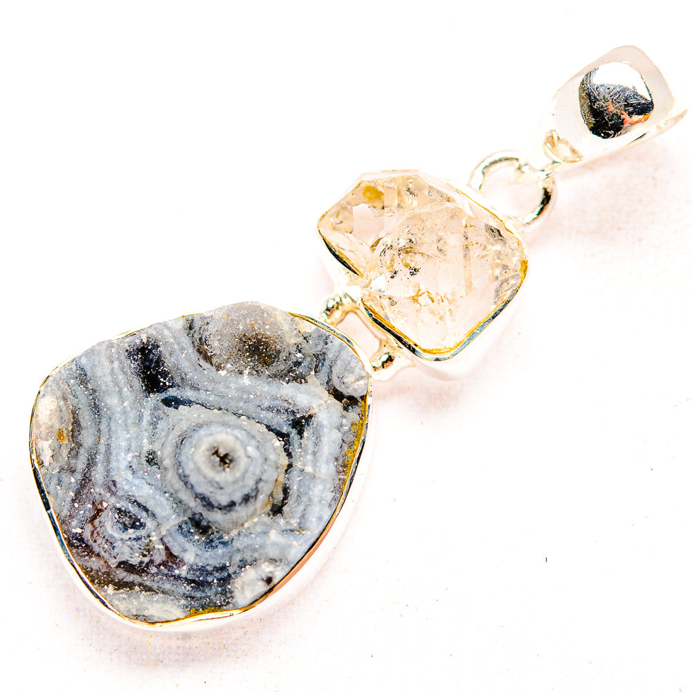 Desert Druzy Pendants handcrafted by Ana Silver Co - PD32379 - Photo 2