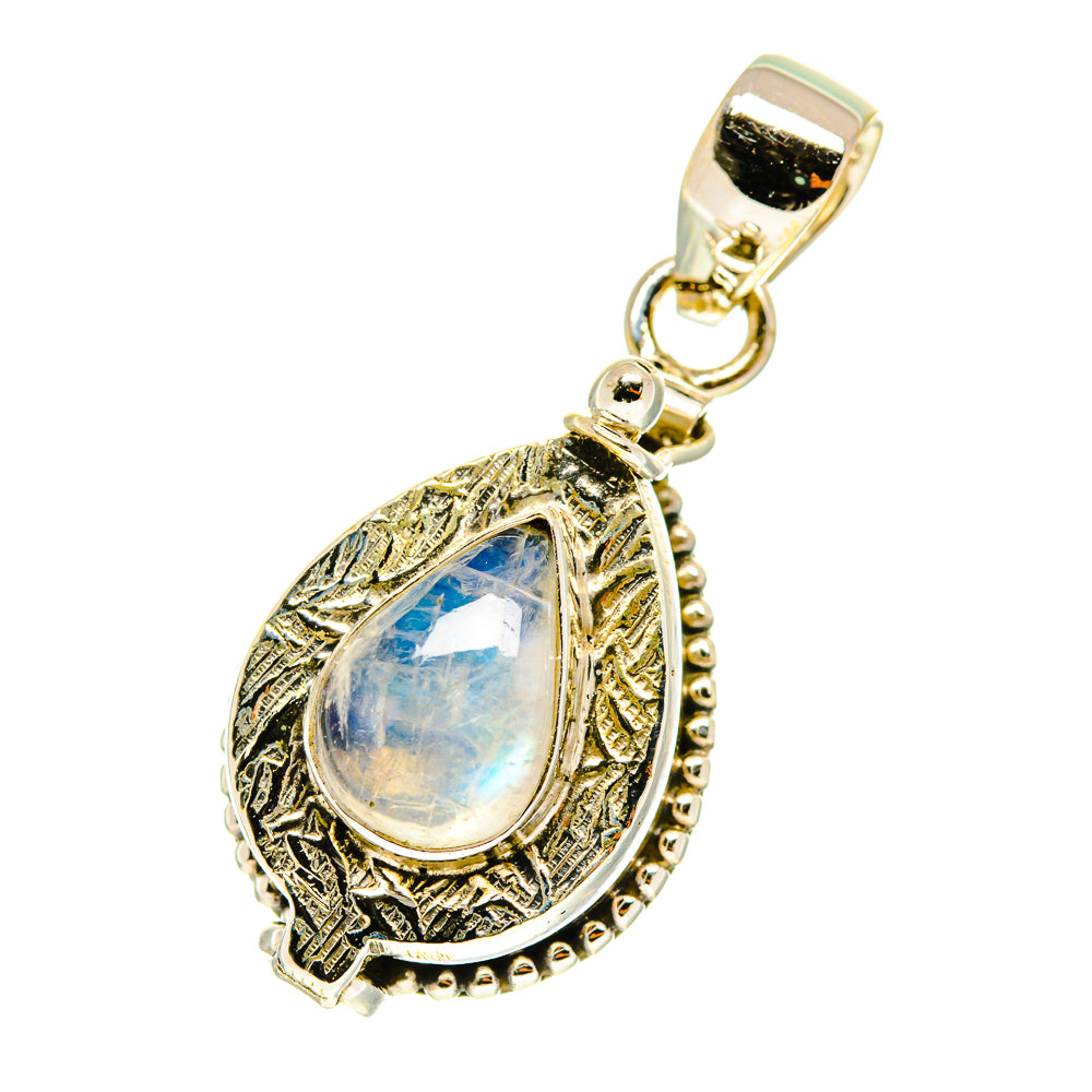 Rainbow Moonstone Pendants handcrafted by Ana Silver Co - PD3238