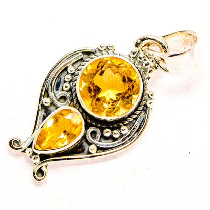 Citrine Pendants handcrafted by Ana Silver Co - PD32382 - Photo 2