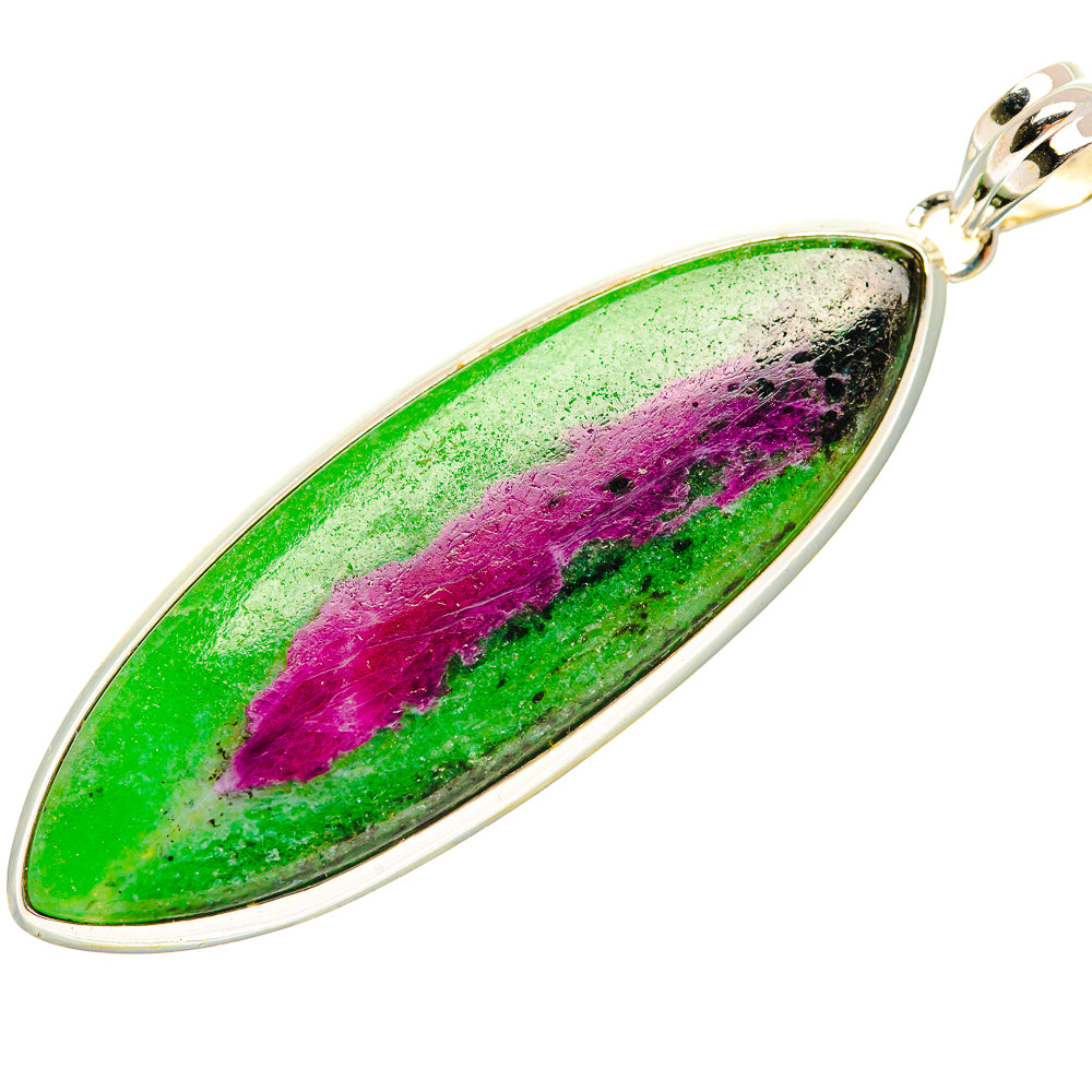 Ruby Zoisite Pendants handcrafted by Ana Silver Co - PD32395 - Photo 2