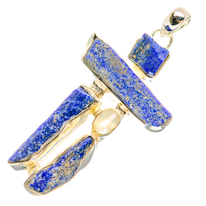 Lapis Lazuli Pendants handcrafted by Ana Silver Co - PD32398 - Photo 2