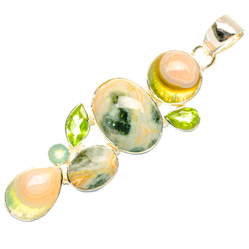 Ocean Jasper Pendants handcrafted by Ana Silver Co - PD32399 - Photo 2