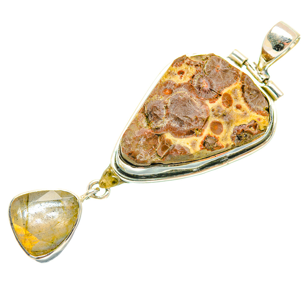 Poppy Jasper Pendants handcrafted by Ana Silver Co - PD32408 - Photo 2