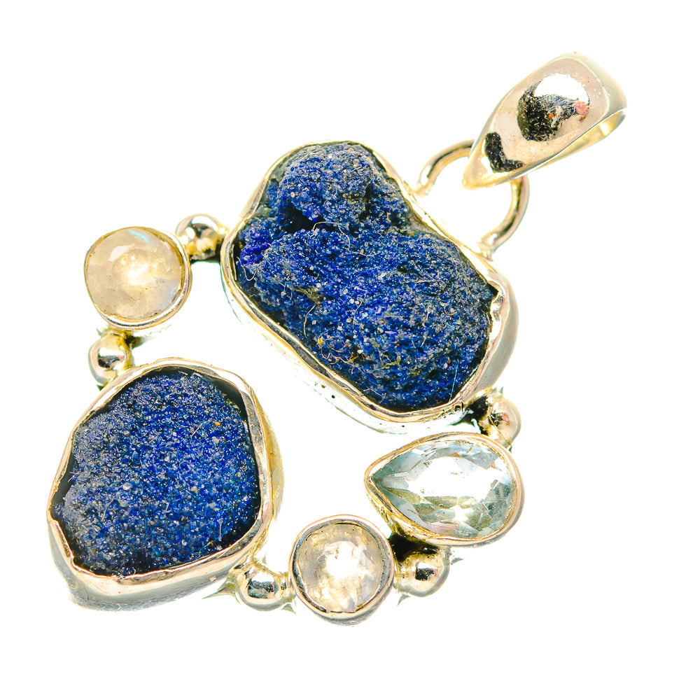 Lapis Lazuli Pendants handcrafted by Ana Silver Co - PD32420 - Photo 2