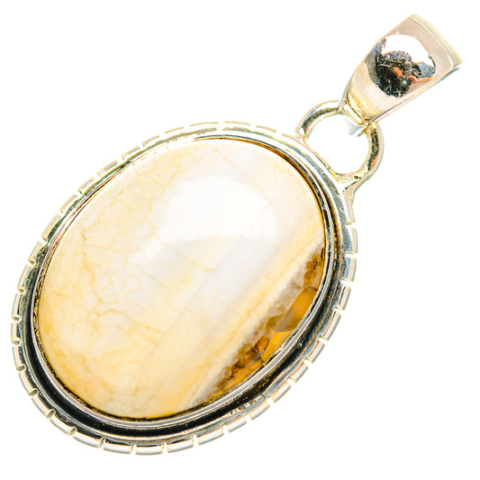 White Agate Pendants handcrafted by Ana Silver Co - PD32424 - Photo 2