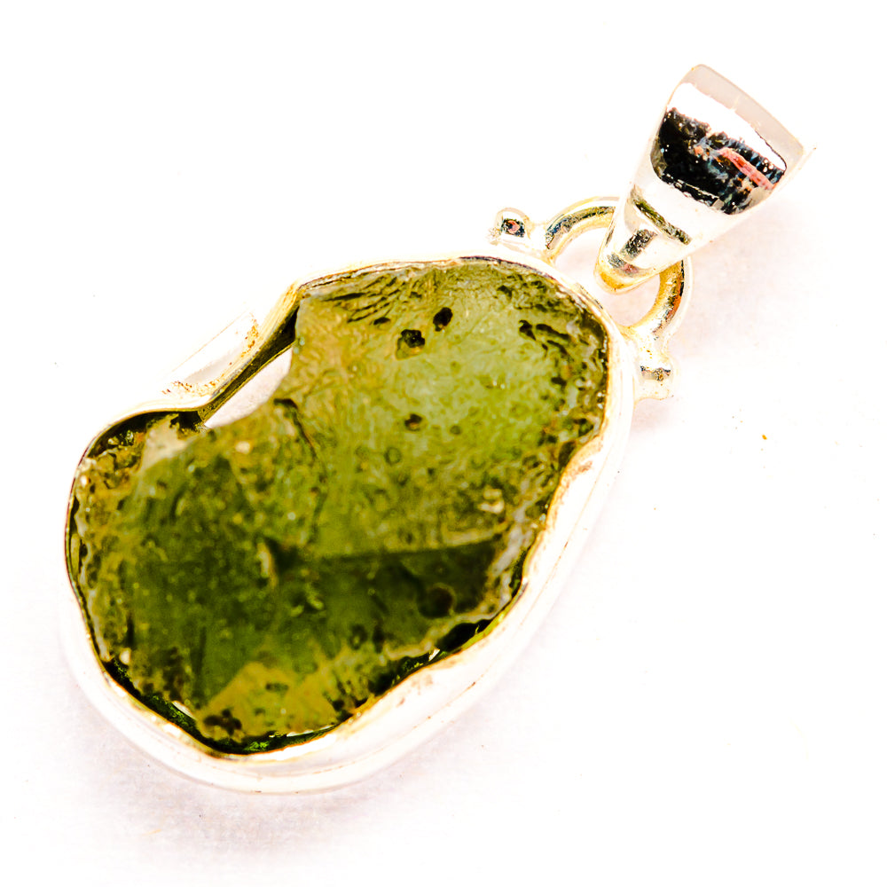 Czech Moldavite Pendants handcrafted by Ana Silver Co - PD32430