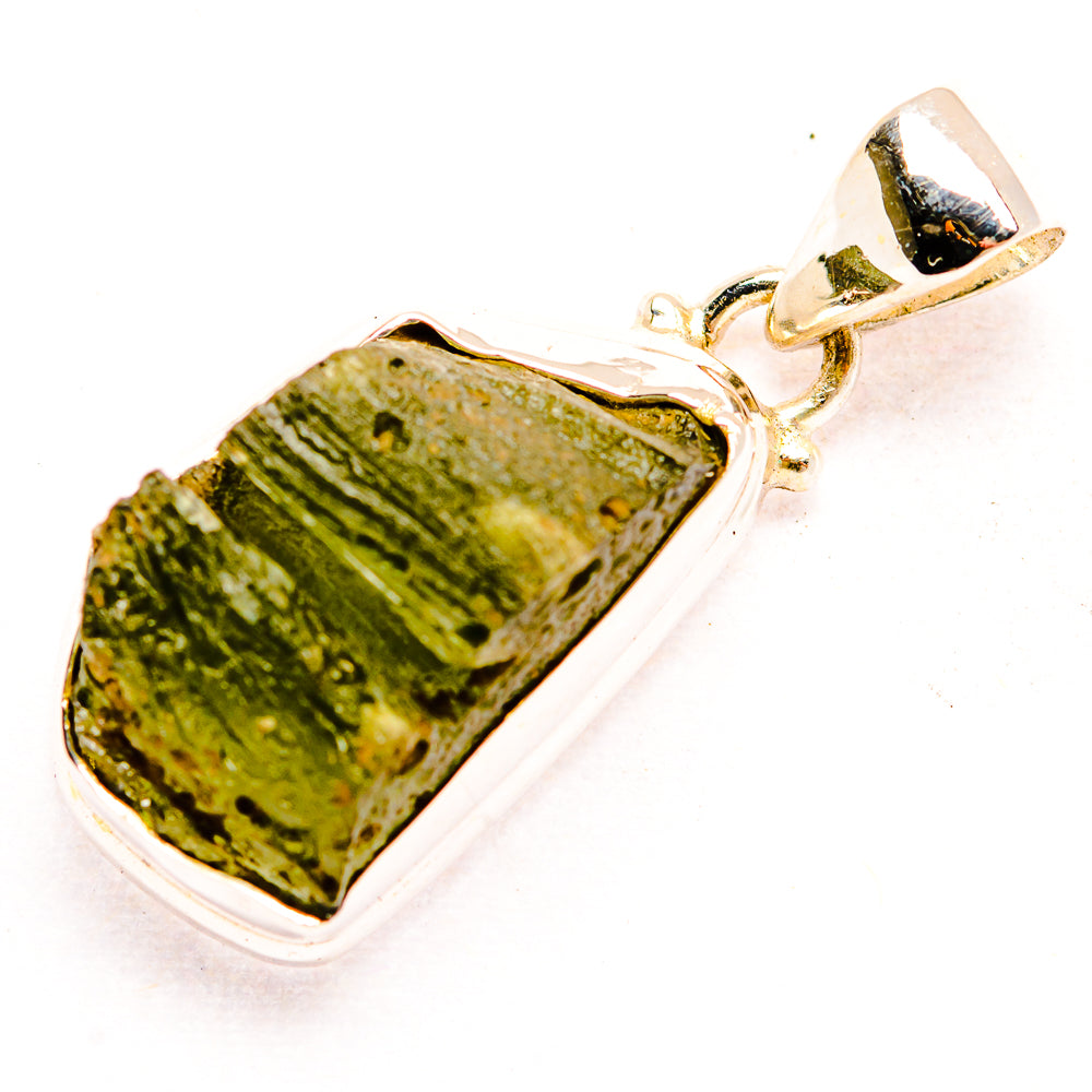 Czech Moldavite Pendants handcrafted by Ana Silver Co - PD32432