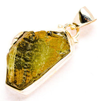 Czech Moldavite Pendants handcrafted by Ana Silver Co - PD32434