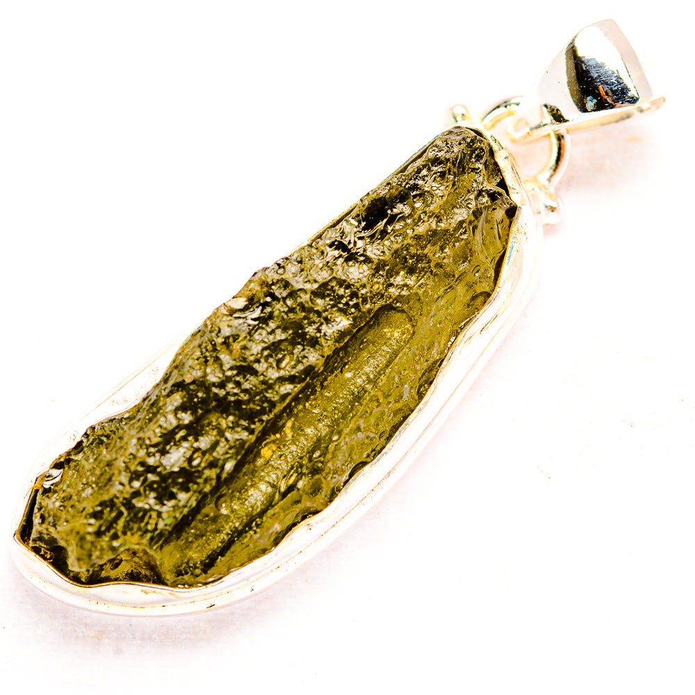 Czech Moldavite Pendants handcrafted by Ana Silver Co - PD32437