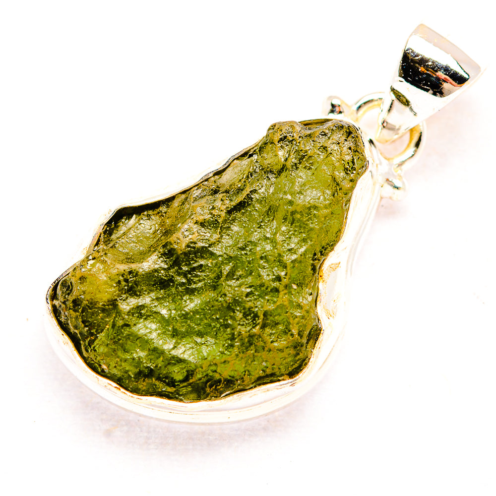 Czech Moldavite Pendants handcrafted by Ana Silver Co - PD32440