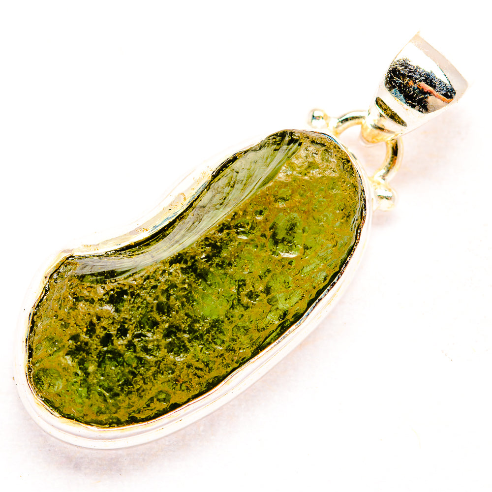 Czech Moldavite Pendants handcrafted by Ana Silver Co - PD32445