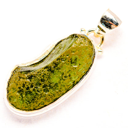 Czech Moldavite Pendants handcrafted by Ana Silver Co - PD32445