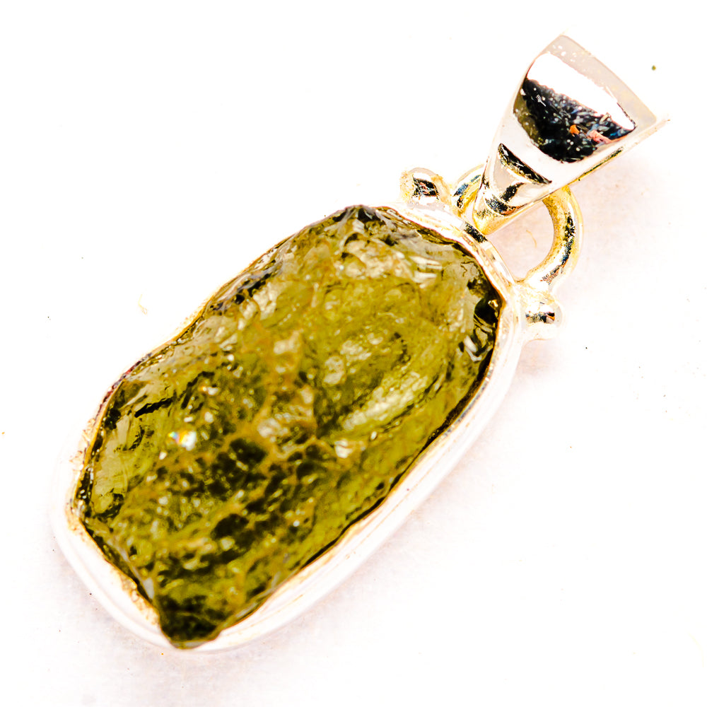Czech Moldavite Pendants handcrafted by Ana Silver Co - PD32448