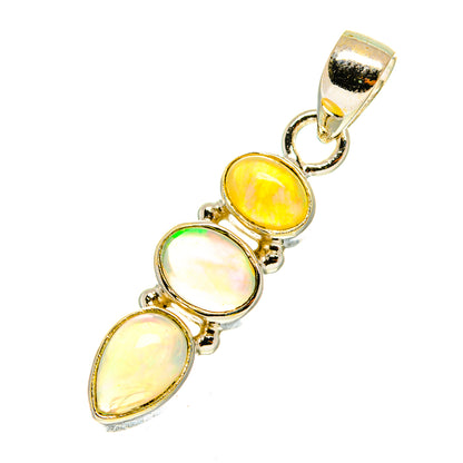 Ethiopian Opal Pendants handcrafted by Ana Silver Co - PD3245