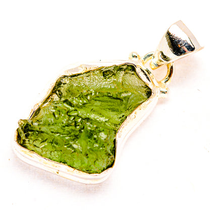Czech Moldavite Pendants handcrafted by Ana Silver Co - PD32450